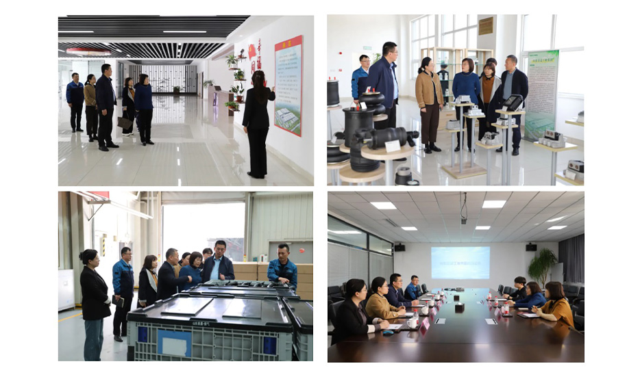 Xu Wenying, President of China Rubber Industry Association, and his delegation visited Meichen Industrial Group for research and guidance2