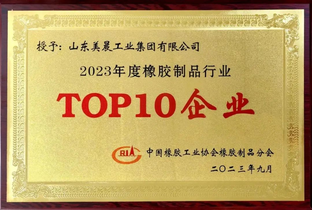 Good news: Meichen Industrial Group won many honors from China Rubber Industry Association-2