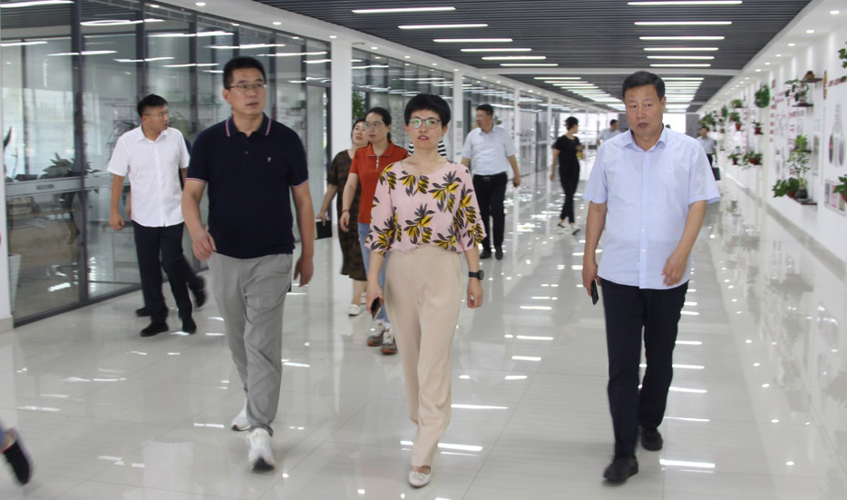 City leader Wang Liqin visited Meichen Industrial Group for research and guidance
