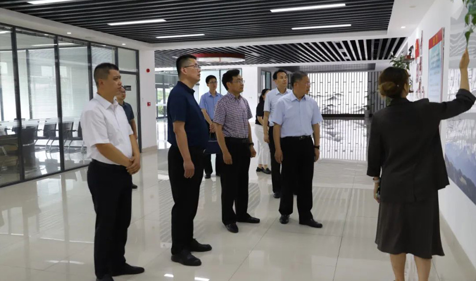 Weifang Customs Director Wang Bo and his delegation visited Shandong Meichen Industrial Group for research and guidance