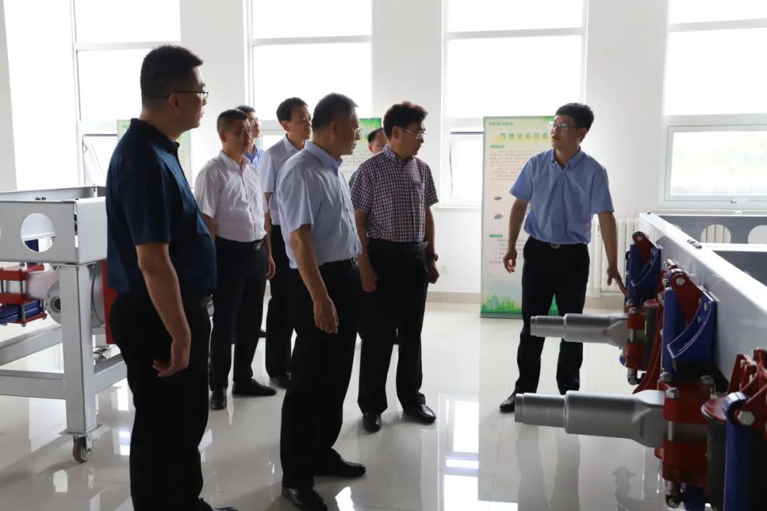 Weifang Customs Director Wang Bo and his delegation visited Shandong Meichen Industrial Group for research and guidance-2