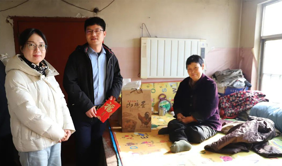 Sending warmth in the cold winter and true love warms people's hearts丨Meichen organizes visits and condolences to employees in need during the Spring Festival